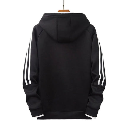 Stripe Stitching Hoodies