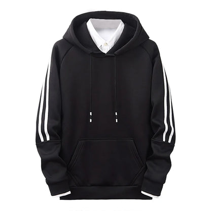 Stripe Stitching Hoodies